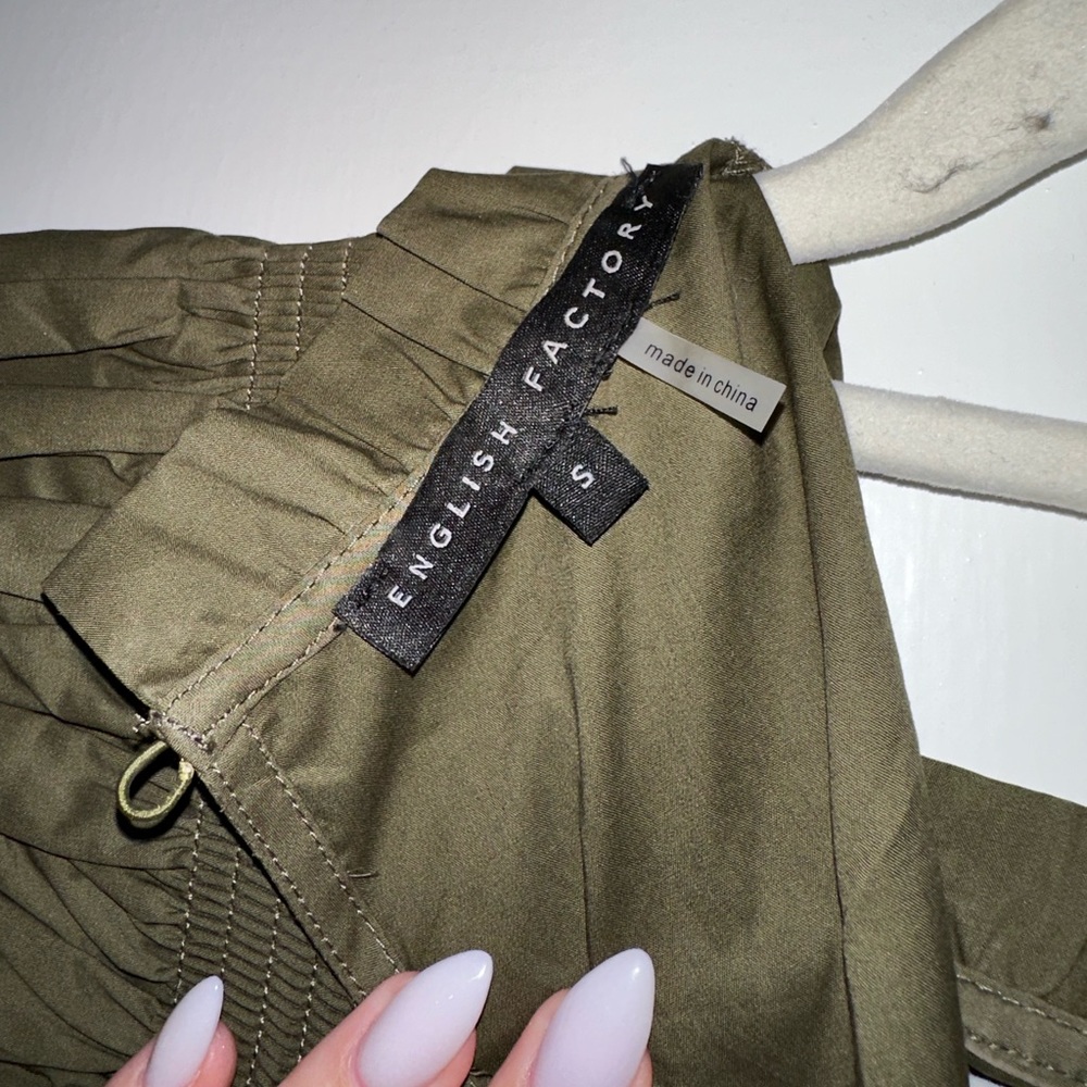 English Factory Ruffle Sleeve Top - Picture 3 of 4